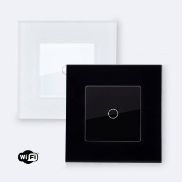 Touch Schakelaar WiFi Simple Met Modern Glazen Frame Ledkia