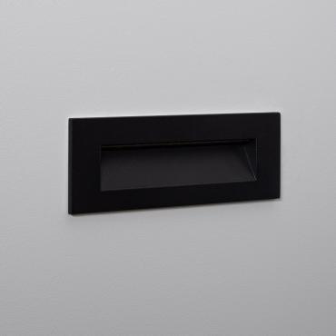 Balise Led Ext Rieure W Encastrable Au Mur Rectangulaire Groult Noire