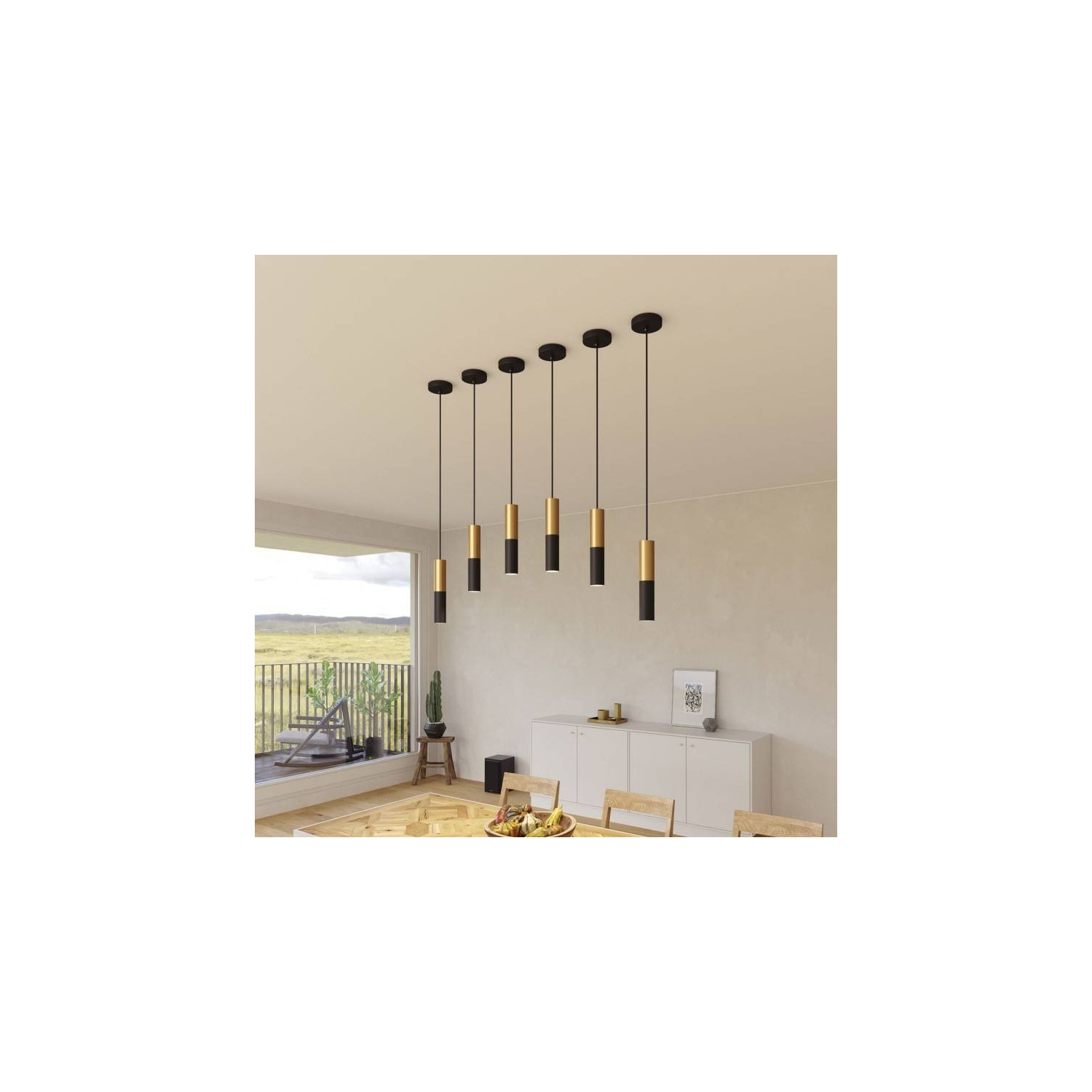 Creative Cables Psmv Pantalla Doble Tub E Led Pendant Lamp Ledkia