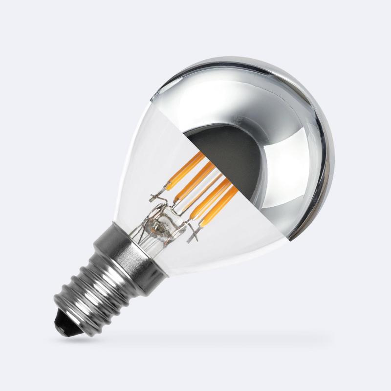 Product van LED Lamp Filament E14 4W 400 lm G45 Chroom Reflect