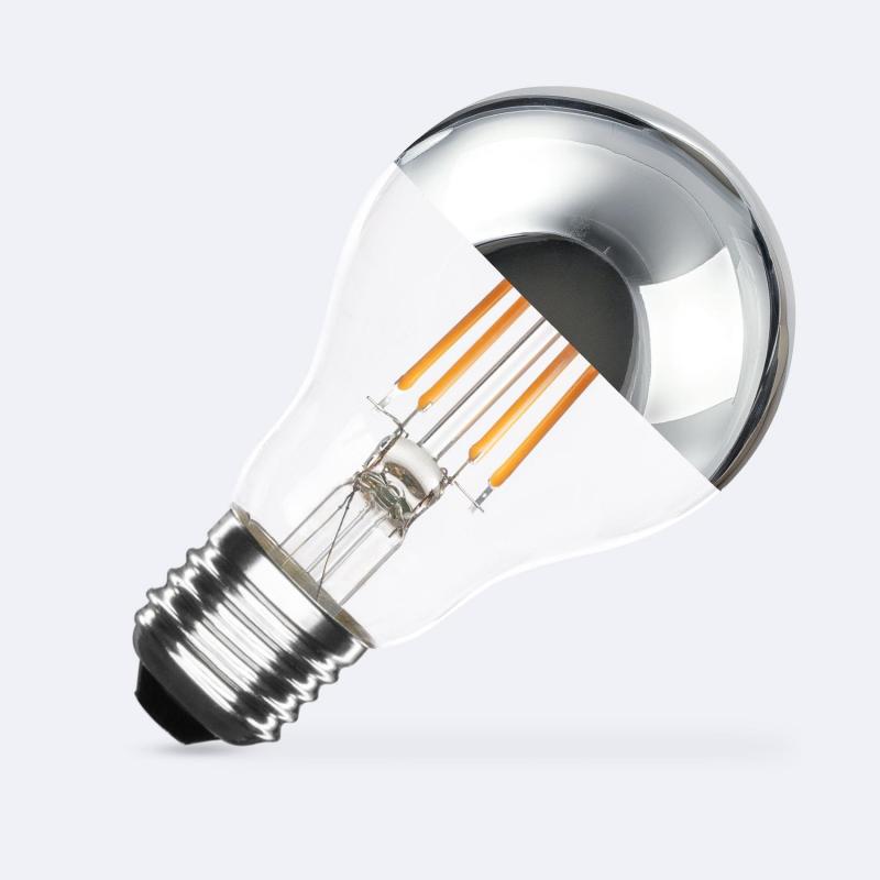 Product of 6W E27 A60 Chrome Reflect Dimmable Filament LED Bulb 600lm
