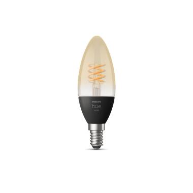 Product van LED Lamp Filament E14 4.5W 300 lm B35 PHILIPS Hue White Candle