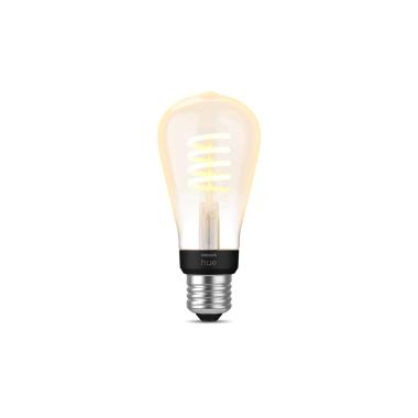 Product of E27 LED Filament Bulb PHILIPS Hue White Ambience 7W ST64 550 lm