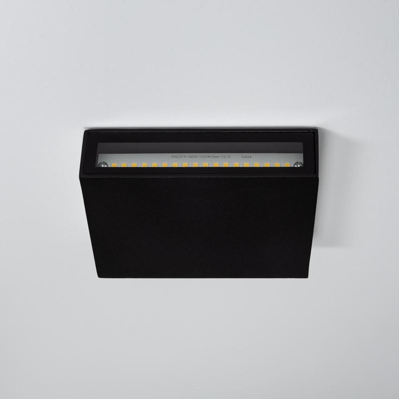 Product of Kaysa 6W Outdoor Double Sided Illumination Square Black LED Wall Lamp