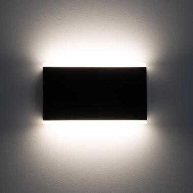 Produit de Applique Murale LED Extérieure Hera 10W Éclairage Double Face Rectangulaire Noire