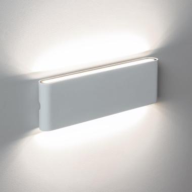 Prodotto da Applique da Parete per Esterni LED 20W Alluminio Rettangolare Doppia Luce Luming Bianco