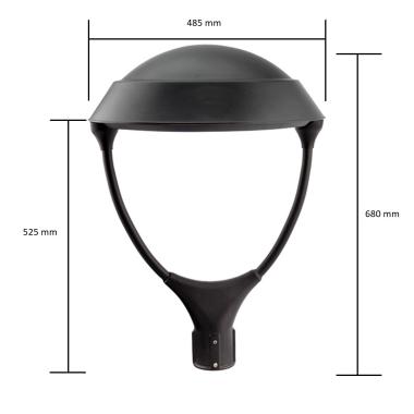 Produkt von LED-Leuchte 60W NeoVentino LUMILEDS PHILIPS Xitanium Dimmbar 1-10V Strassenbeleuchtung