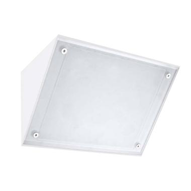 Produit de Applique LED Curie Glass White Medium IP65 14W LEDS-C4 05-9884-14-CM