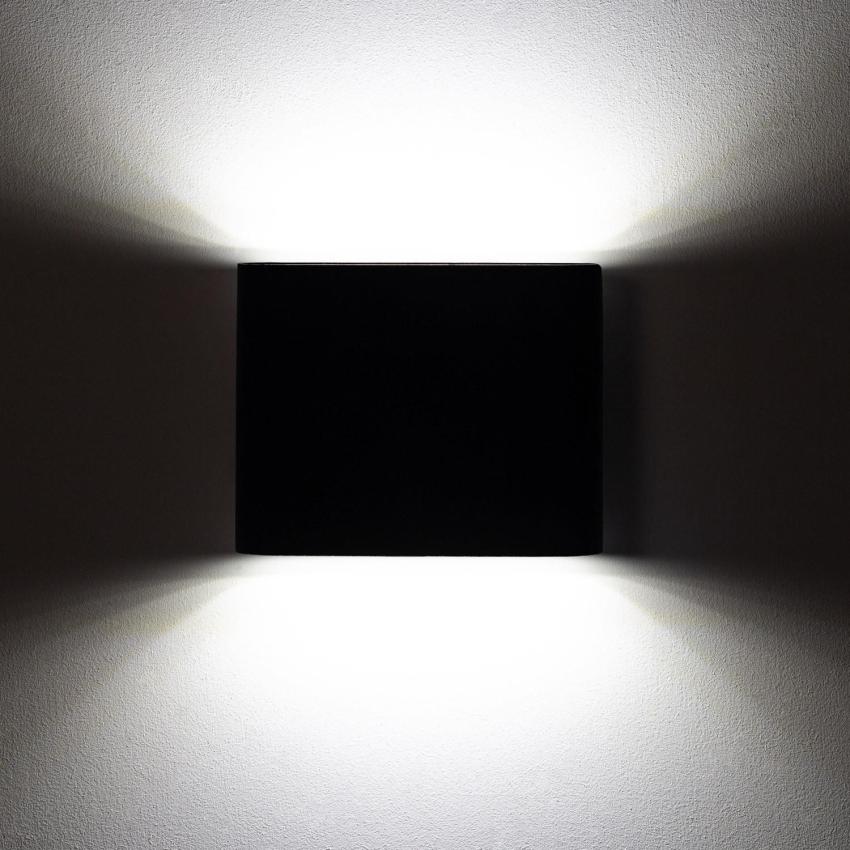 Produkt od Venkovní Nástěnné LED Svítidlo 6W Čtvercové Oboustranné Osvětlení Černé Zeus 