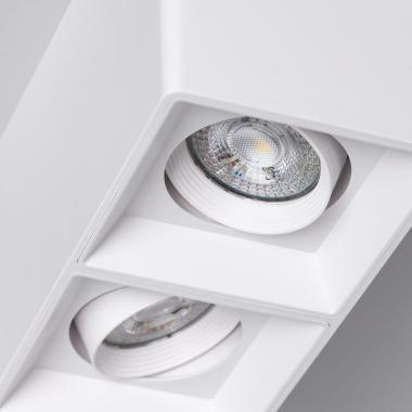 Produkt von LED-Deckenleuchte Quadratisch Doppelt Weiss mit GU10 Glühbirne Space