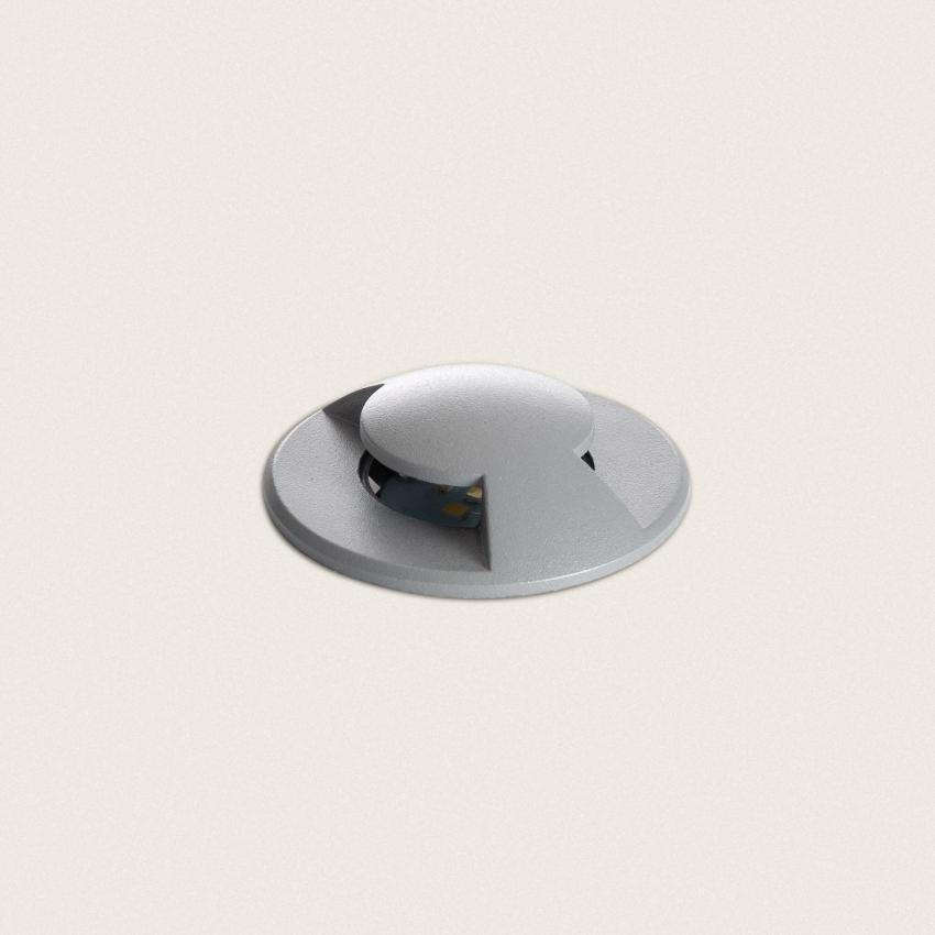 Product of 1W 24V DC Loto 2L Outdoor Recessed Ground Spotlight in Grey