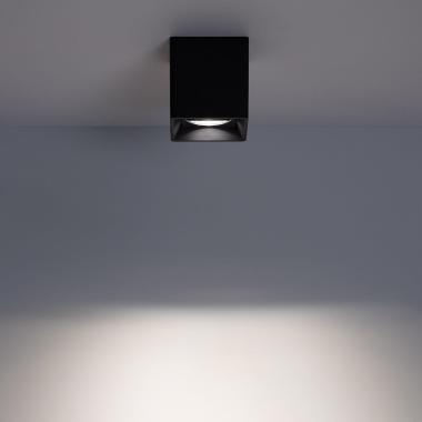 Product of Square Ceiling Lamp in Black with GU10 Space Bulb 