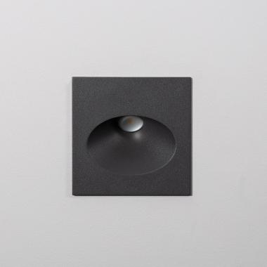 Product of 3W Coney Outdoor Recessed LED Wall Lamp in Grey