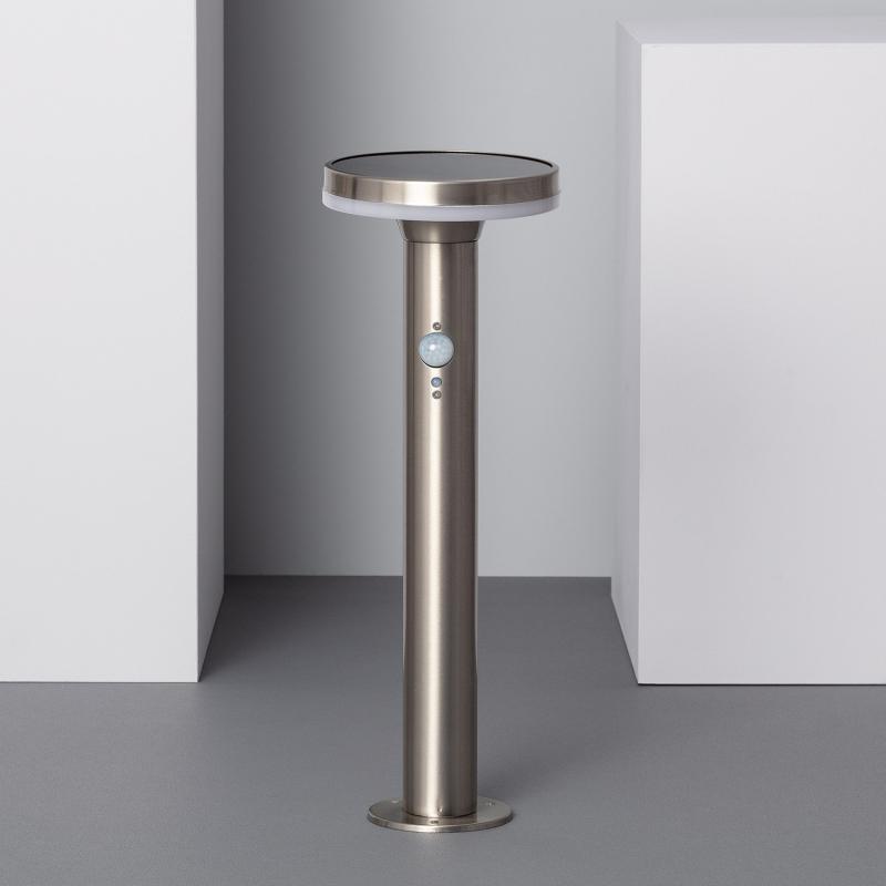 Product of Helios 6W Stainless Steel Solar LED Bollard with PIR Motion Detector 45cm