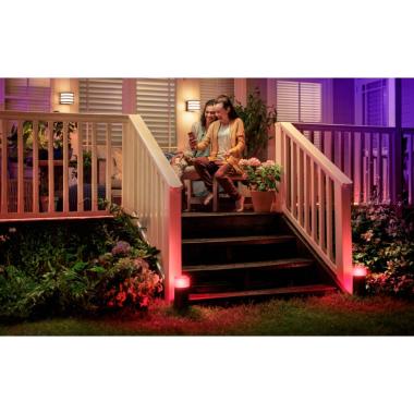 Produit de Rallonge Balise LED Extérieure 8W en Saillie sur Pied 25cm White Color Calla Small PHILIPS Hue 