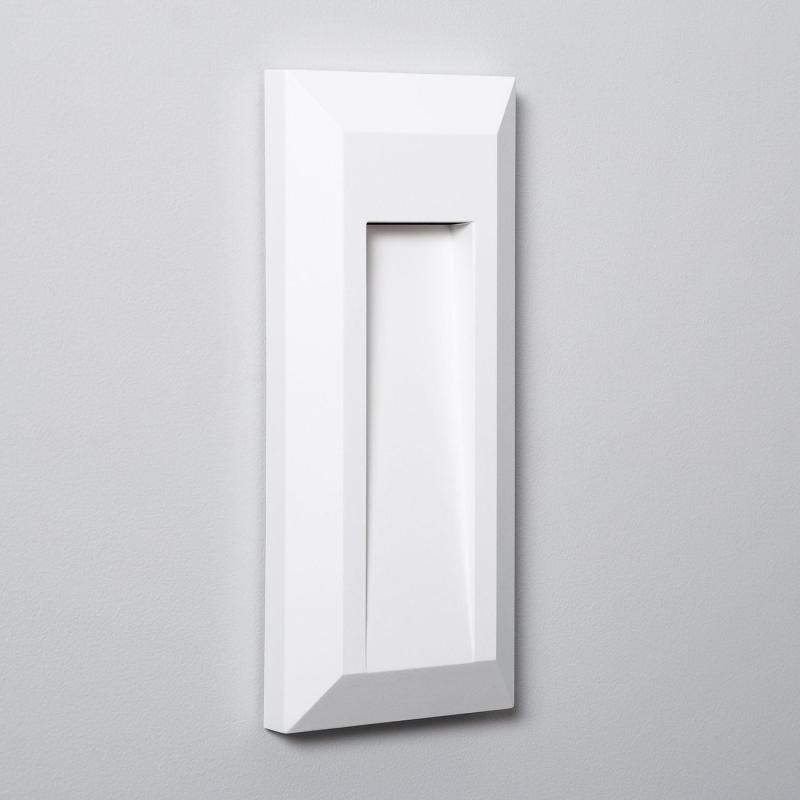 Product of 1W Gisli Rectangular Surface Outdoor LED Wall Light in White