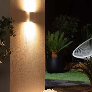 Product of Vesta 12W Aluminium White Outdoor LED Wall Lamp with Double Sided Lighting 