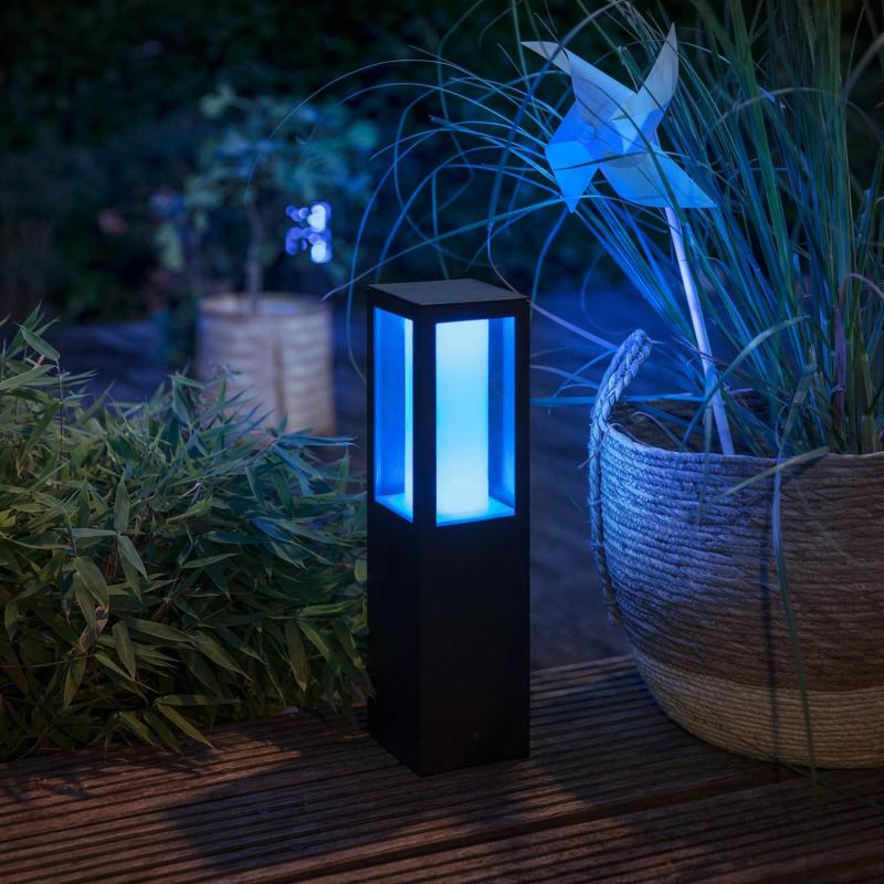 Product of PHILIPS Hue 2x 8W 24V Impress Mini LED Outdoor Bollard 40cm 