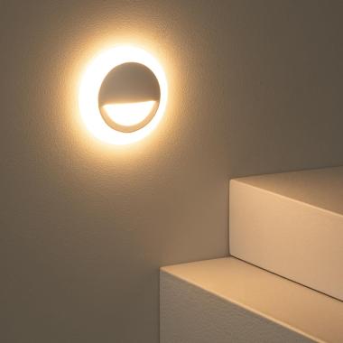 Product of 3W Occulare Round Aluminium LED Step Light in White