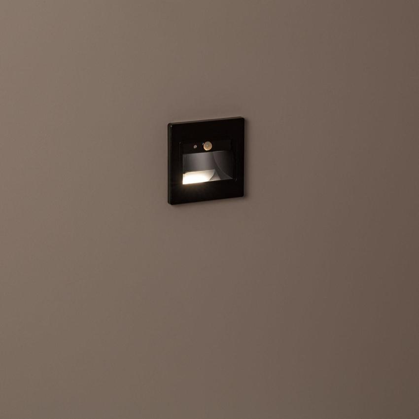 Produkt od Nástěnné Orientační 1.5W LED Svítidlo Bark se Senzorem PIR v Černé