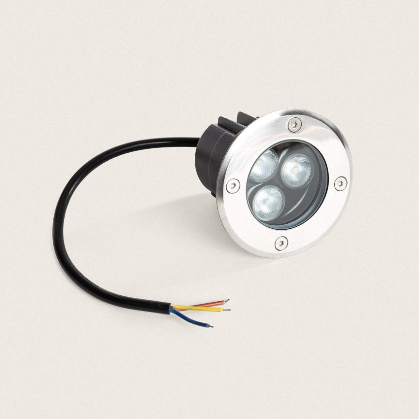 Produkt od Venkovní LED Reflektor 3W Vestavný Pozemní Solid Inox 
