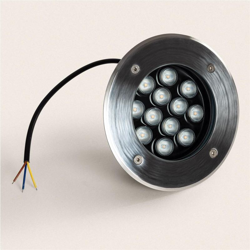 Product of 12W Stainless Steel Solid Recessed Ground LED Outdoor Spotlight