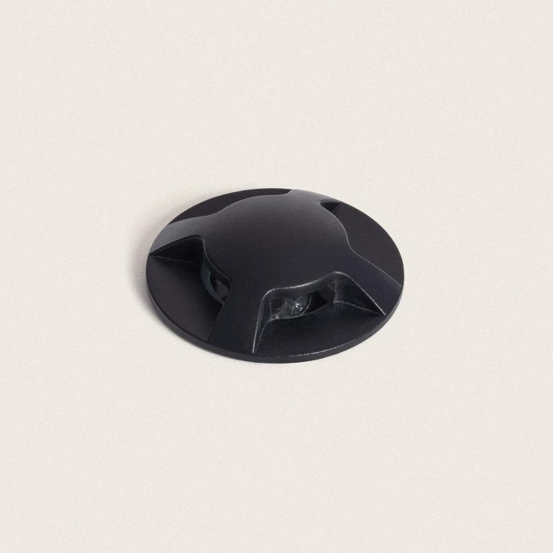 Product of 3W Letso 4L Outdoor Recessed Ground Spotlight in Black