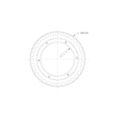 Product van High Bay SLIM LED Philips Dimbaar 200W 90°