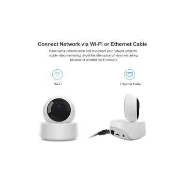 Produit de Caméra de Surveillance WiFi 1080P 360 degrés SONOFF GK-200MP2-B V2