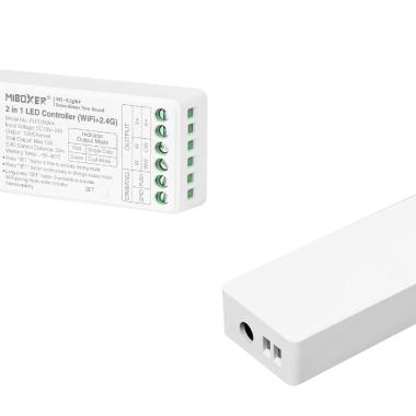 Product of MiBoxer FUT035W+ 12/24V DC Monochrome/CCT WiFi LED Dimmer Controller compatible with Retractive Switch