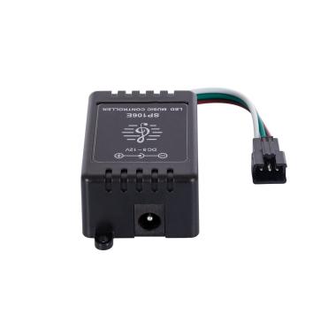 Produkt von Controller Dimmer Musikalisch für Digitale RGBIC SPI LED-Streifen 5-12V DC mit IR Fernbedienung