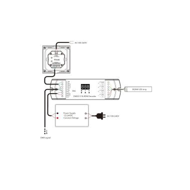 Produkt von Touch-Controller Master DMX für LED-Streifen 12/24V DC RGB