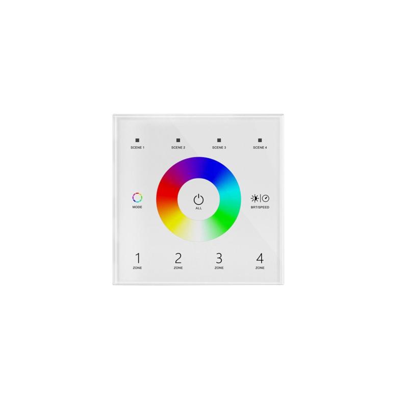 Prodotto da Regolatore Master DMX Touch RGB 4 zone