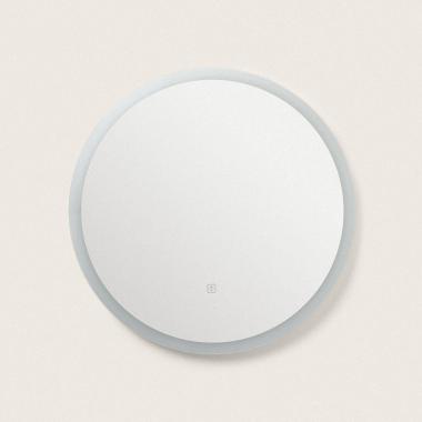 Product of Minna Anti-Fog Bathroom Mirror with LED Light Ø60 cm