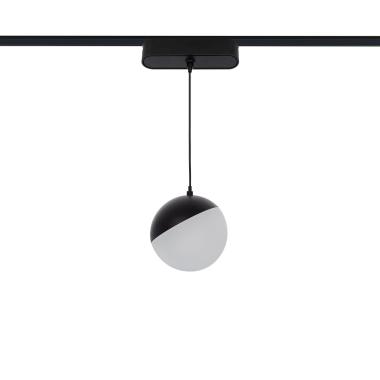 Produkt von LED-Pendelleuchte für 1-Phasenmagnetschiene 25mm Super Slim 10W 48V CRI90 Schwarz Ø100 mm