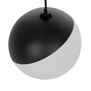 Produkt von LED-Pendelleuchte für 1-Phasenmagnetschiene 25mm Super Slim 10W 48V CRI90 Schwarz Ø100 mm