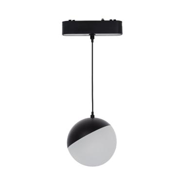 Produkt von LED-Pendelleuchte für 1-Phasenmagnetschiene 25mm Super Slim 10W 48V CRI90 Schwarz Ø100 mm