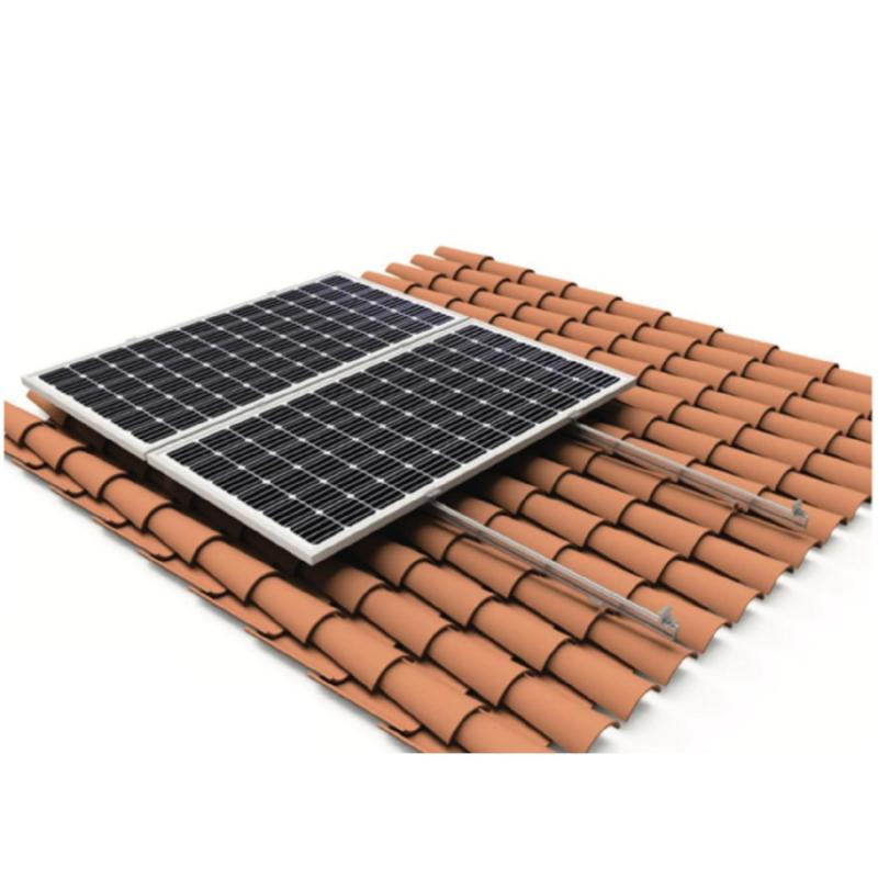 Product van Coplanaire Structuur voor Zonnepanelen met Dakpan montage op dakpannen