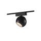 Product van Magnetische LED Track Spot Een Fase Concave Spot 25 mm SuperSlim 12W 48V Zwart Ø100 mm 