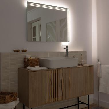 Prodotto da Specchio da Bagno con Luce LED 60x80 cm Dinklage 