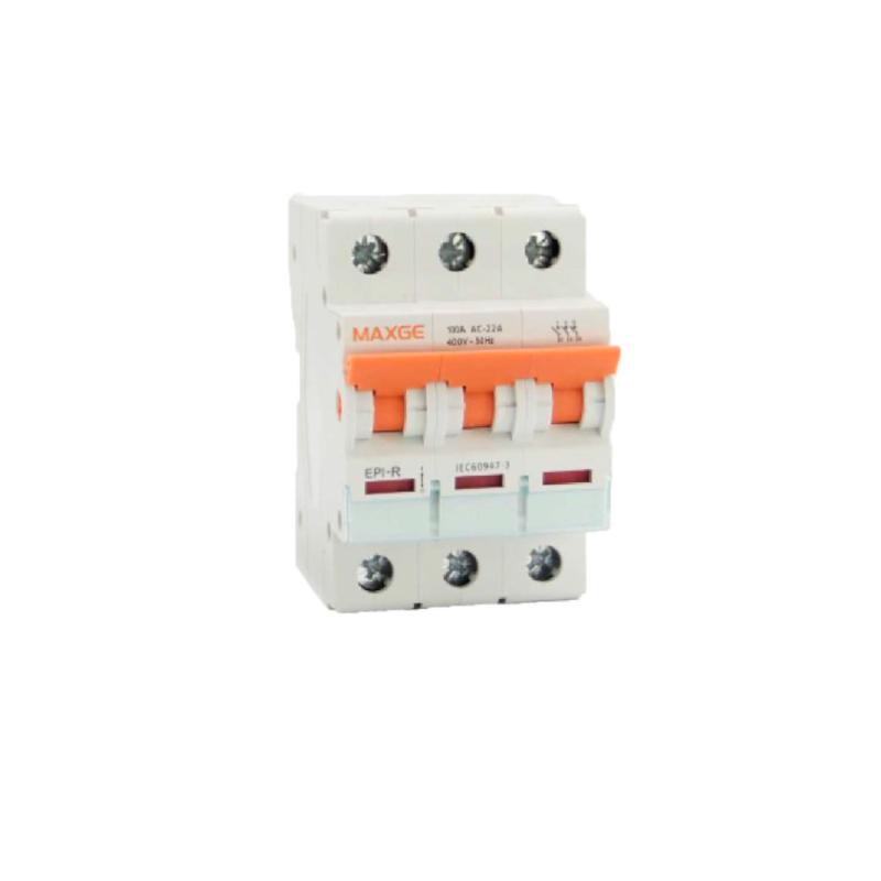 Produit de Interrupteur-Sectionneur pour rail DIN 3P 16-125A MAXGE Alpha+ 