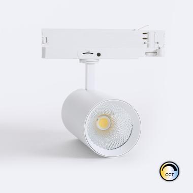 Product of 40W Carlo CCT Selectable No Flicker Spotlight for Three Circuit Track in White
