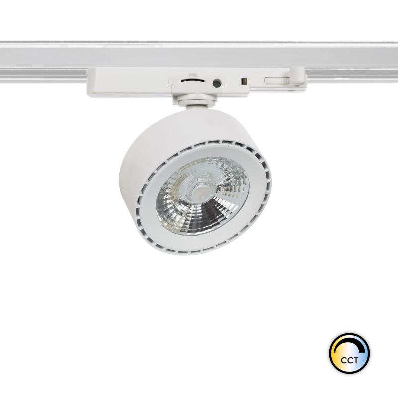 Produit de Spot LED New Onuba 20W Blanc CRI90 No Flicker UGR16 pour Rail Triphasé (3 Allumages) 