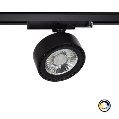 Product of 30W New Onuba CCT Selectable No Flicker CRI90 Three Phase LED Track Spotlight in Black UGR16