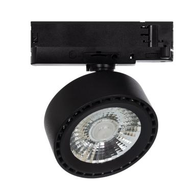 Produit de Spot LED New Onuba 30W Noir CRI90 No Flicker UGR16 pour Rail Triphasé (3 Allumages)