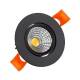 Produit de Spot Downlight LED 5W Rond COB CRI90 Coupe Ø 55 mm Noir