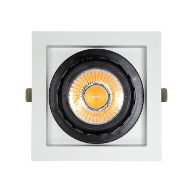 Produit de Spot LED Downlight COB Carré Orientable 360º Expert Color No Flicker CRI90 18W Coupe 125x125mm Expert Color