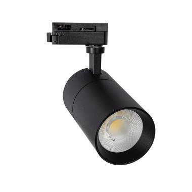 Produit de Spot LED New Mallet Dimmable 20W Noir No Flicker (UGR 15) pour Rail Monophasé 