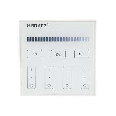 Produkt od Nástěnný Dálkový Ovladač RF 220-240V AC pro Stmíváč LED Jednobarevné 4 Zóny RF MiBoxer T1