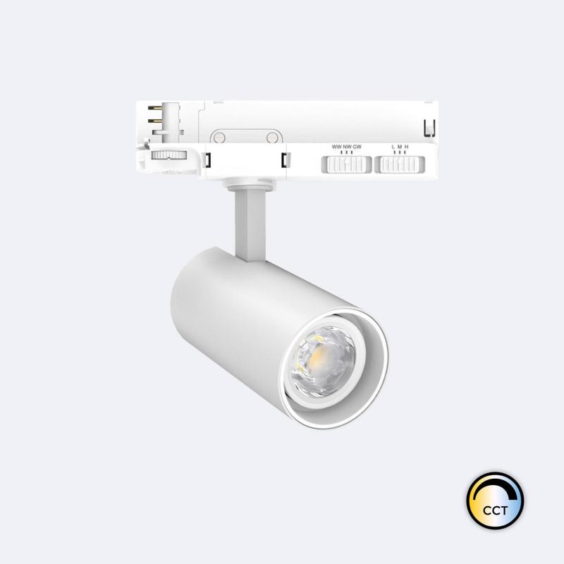 Prodotto da Faretto LED Fasano Bianco 20W Regolabile CCT No Flicker per Binario Trifase